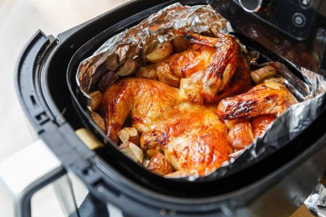 Frango assado na Air Fryer